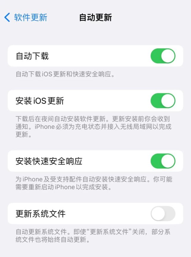 苹果手机维修分享苹果快速安全响应更新有必要安装吗 