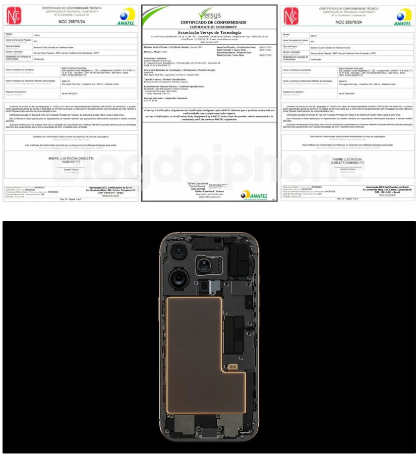 苹果 iPhone 16 / Pro 电池曝光，容量更高提升 9.4%