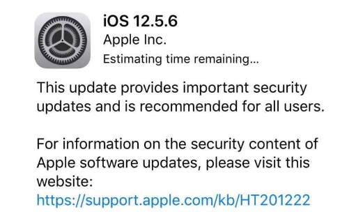 iOS 12.5.6 正式版升级_iOS 12.5.6 正式版一键刷机教程
